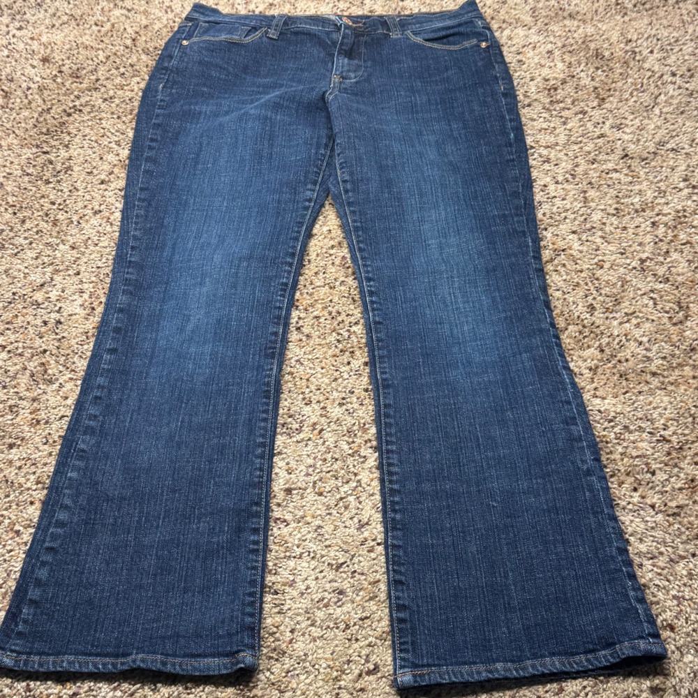 Old Navy The Sweetheart Bootcut Jeans Womens 8 Short Dark Wash Blue Denim